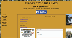 Desktop Screenshot of crackerstyleloghomes.com